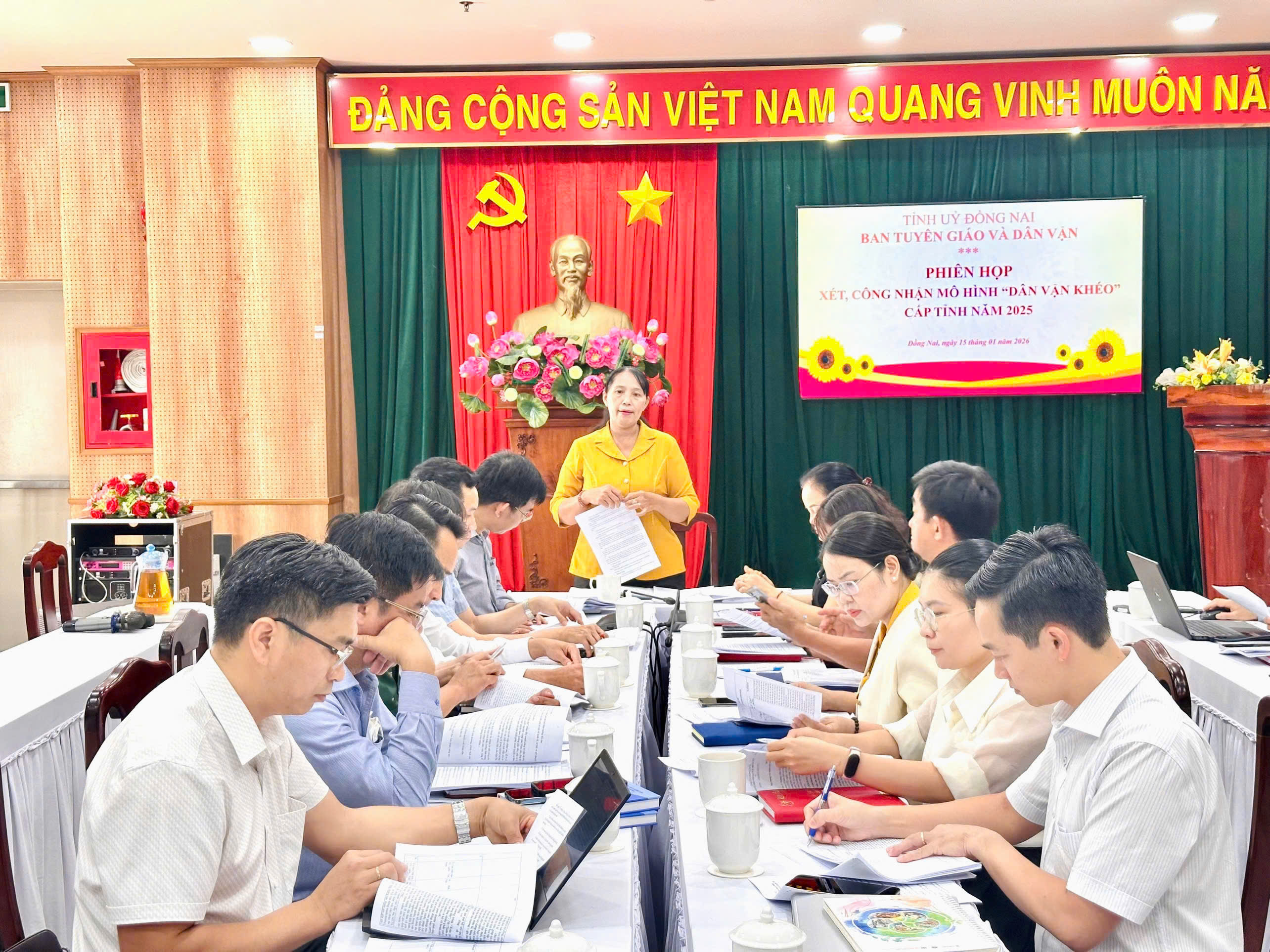 Ban Tuyên giáo và Dân vận Tỉnh ủy tổ chức họp xét, công nhận mô hình “Dân vận khéo” cấp tỉnh năm 2025